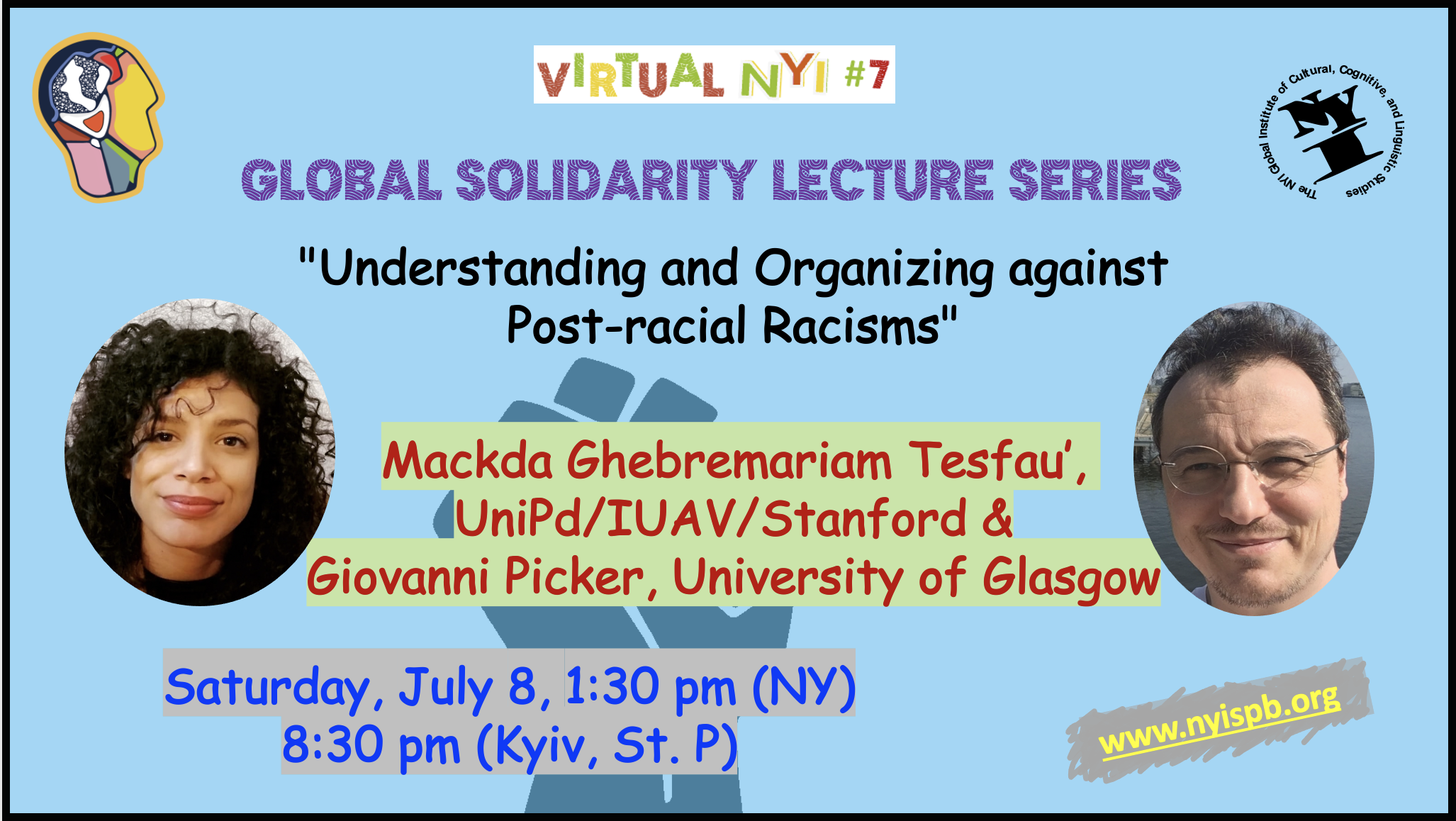 Understanding and Organizing against Post-Racial Racisms - Mackda Ghebremariam Tesfau (UniPD/IUAV/Standford) & Giovanni Picker (University of Glasgow)