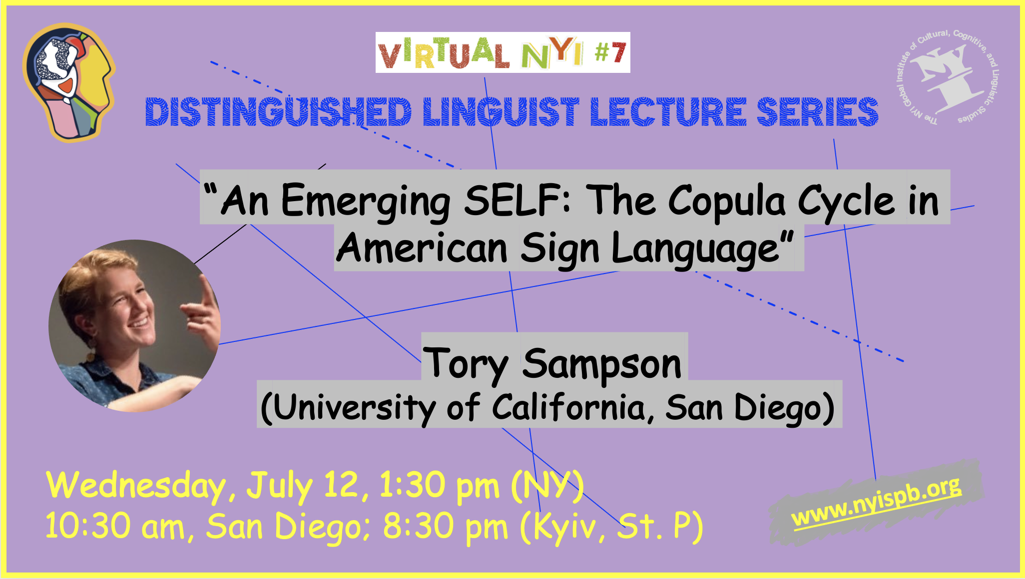 An Emerging SELF: The Copula Cycle in American Sign Language - Tory Sapmson (UCSD)