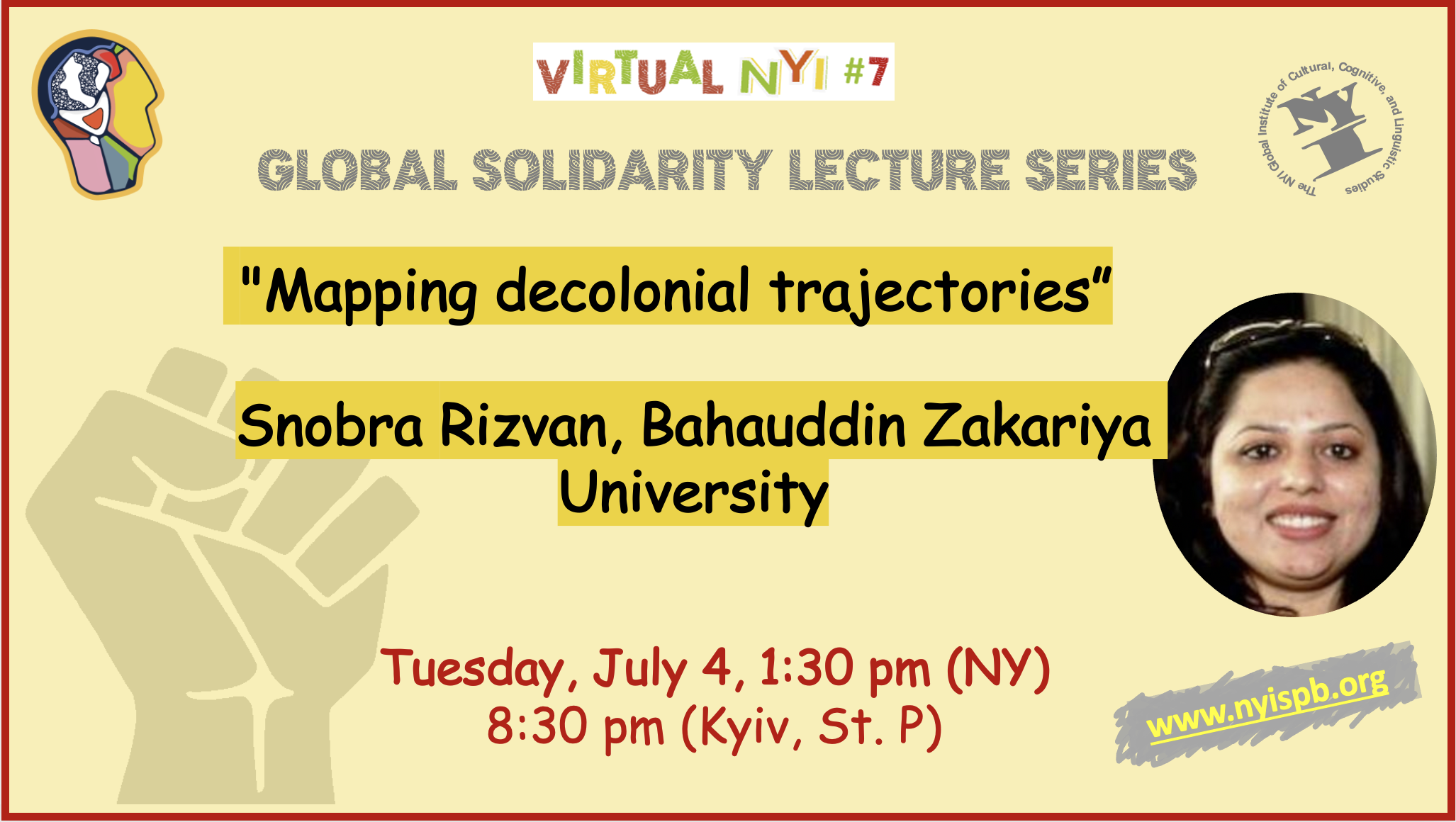 Mapping Decolonial Trajectories - Snobra Rizvan (Bahauddin Zakariya University)