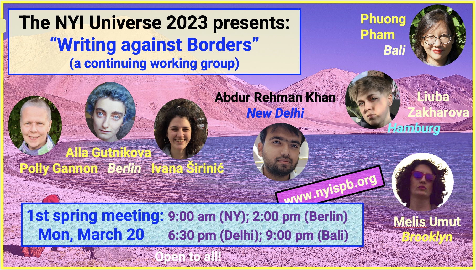 Writing against Borders, Spring 2023