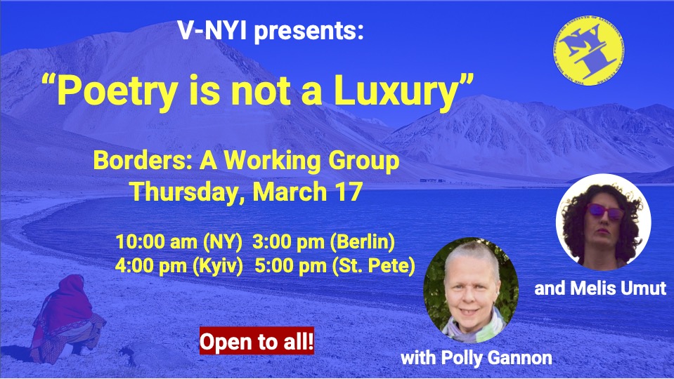 "Poetry Is not luxury"